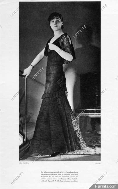 chanel 1934 lace evening gown photo luigi diaz|Chanel 1934 Lace Evening Gown, Photo Luigi Diaz — Clipping.